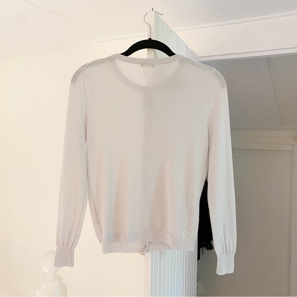 J. Crew Vintage Y2K Merino Wool Rosette Cardigan Sweater - Picture 6 of 8